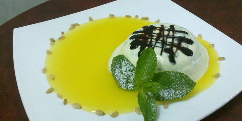 Как приготовить мятный крем с лимонным соусом