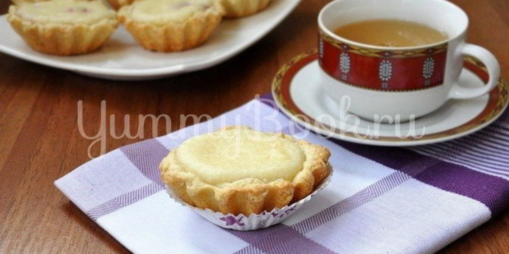 Как приготовить песочные корзиночки с творожным кремом