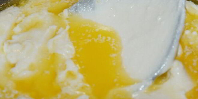 Рецепт пляцка с заварным творожным кремом