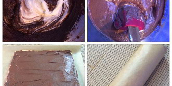 Рецепт рождественского полена с каштановым кремом