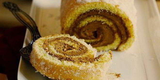 Рецепт рулета с кремом два шоколада