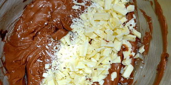 Рецепт рулета с кремом два шоколада