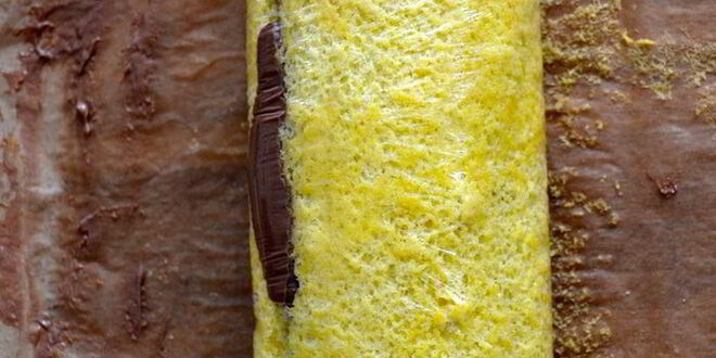 Рецепт рулета с кремом два шоколада