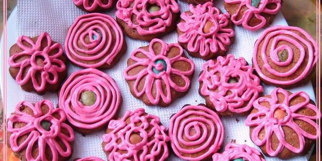 Рецепт шоколадного курабьего с нежным кремом и морскими камешками