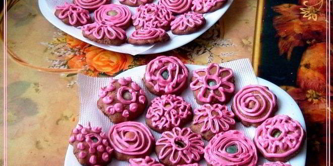 Рецепт шоколадного курабьего с нежным кремом и морскими камешками