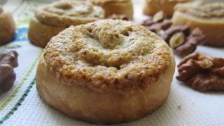 Рецепт Спиралек с кремом из грецкого ореха