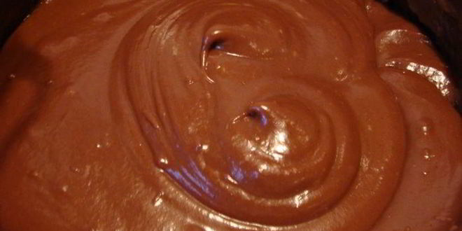 Рецепт торта-полена из слоеного теста с шоколадным кремом