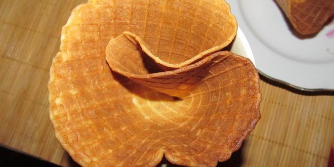 Рецепт вафельных корзинок с творожно-сливочным кремом