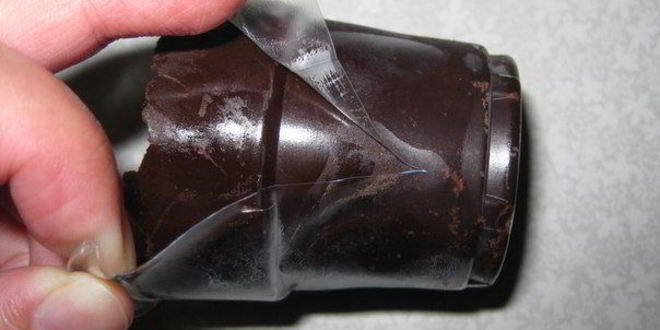 Рецепт ванильного крема в шоколадных стаканчиках