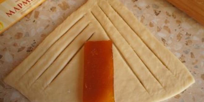 Рецепт булочек с мармеладом