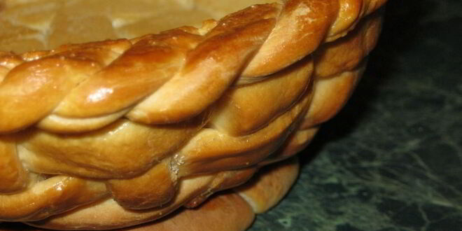 Рецепт корзинки с сахарными булочками и мармеладом