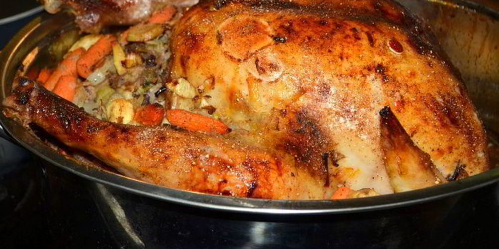 Как приготовить праздничную индюшку в мармеладной глазури