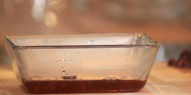 Рецепт рулета из краба и телятины с вишневым мармеладом