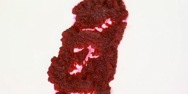 Рецепт рулета из краба и телятины с вишневым мармеладом