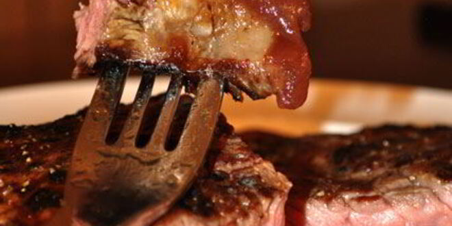 Рецепт стейка с соусом луковый мармелад