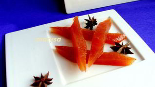 Рецепт Яблочного мармелада с апельсином и корицей