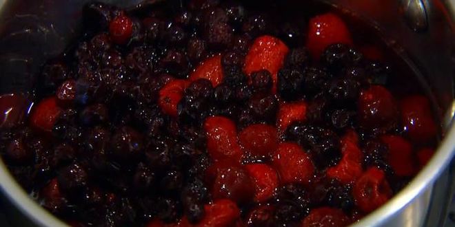 Рецепт ягодного мармелада на запеченных яблоках