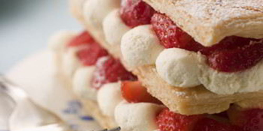 Как приготовить мильфея с клубникой