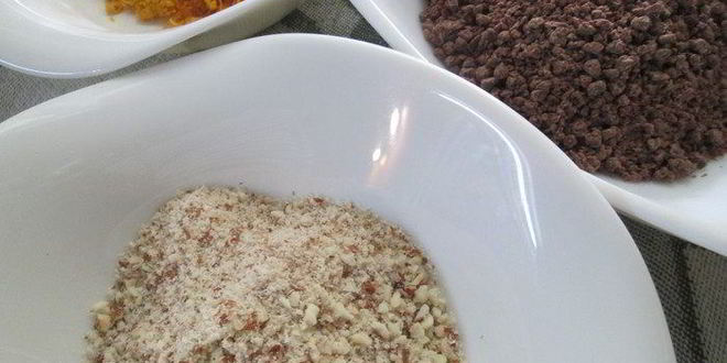 Рецепт миндально-шоколадных груши в тесте фило