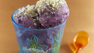 Рецепт Чернично-кокосового мороженого