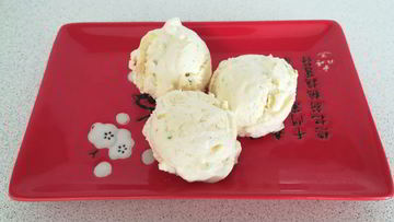 Рецепт Домашнего сливочного мороженого с лаймом