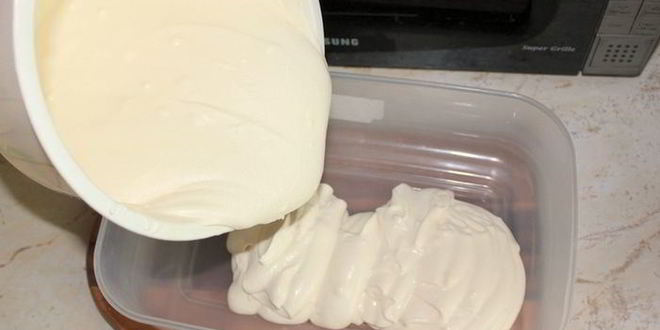 Рецепт йогуртового мороженого