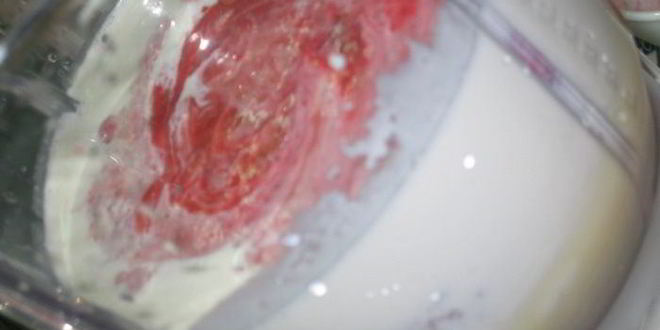 Рецепт клубничного мороженого на сгущенном молоке