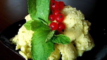 Рецепт Мороженого из авокадо и лаймов