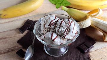 Рецепт Мороженого из банана и молока