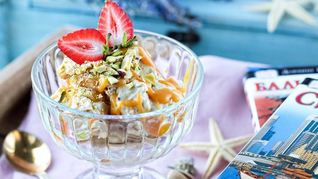 Рецепт Мороженого из замороженного банана и арахисовой пасты