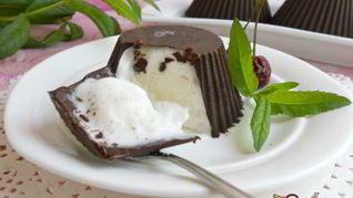 Рецепт Мороженого молочного в шоколаде