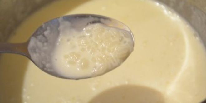 Рецепт рисового мороженого без яиц