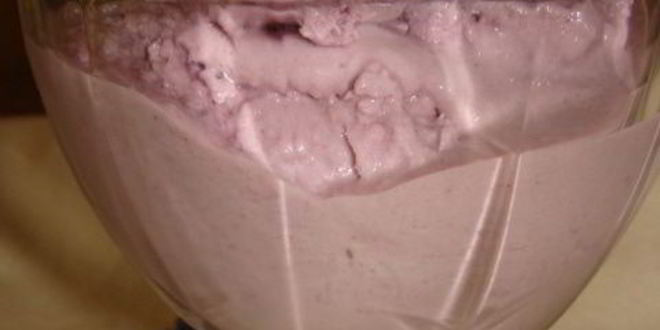 Рецепт сливочного мороженого сиреневого облака