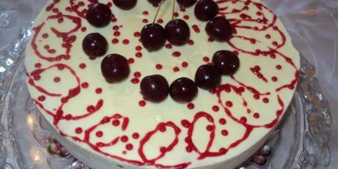 Рецепт торта-мороженого вишневого сад