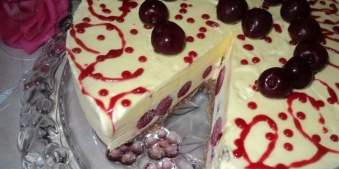 Рецепт торта-мороженого вишневого сад