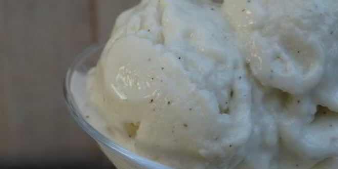 Рецепт ванильного мороженого