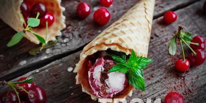 Рецепт вишневого мороженого