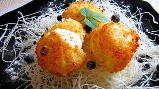 Рецепт Жареного мороженого с фунчезой