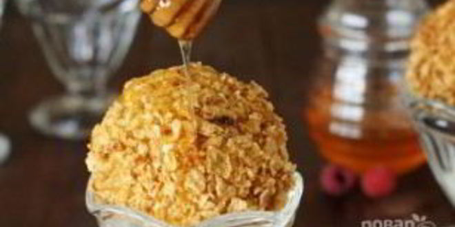 Рецепт жареных шариков из мороженого