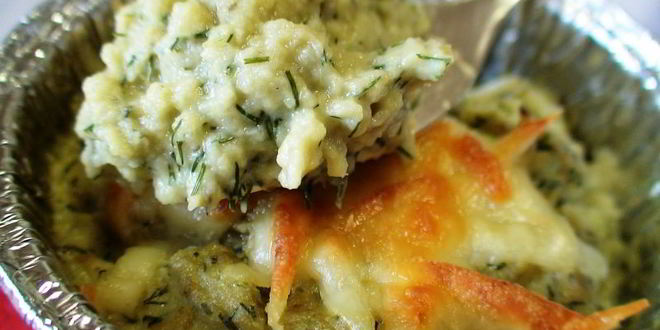 Рецепт баклажанового мусса под сырной корочкой