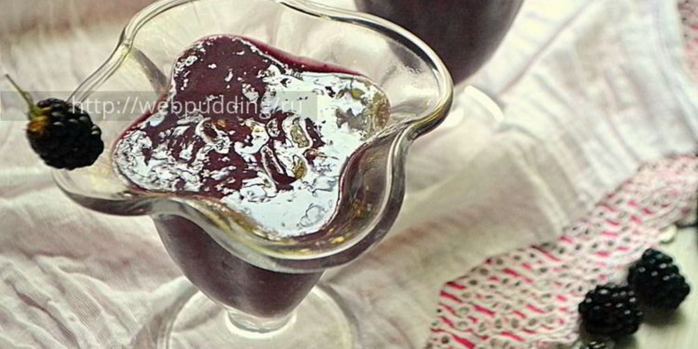 Как приготовить ежевичный мусс