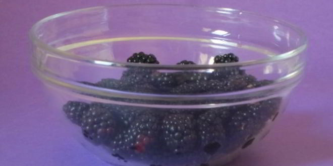 Рецепт ежевики с муссом из зефира