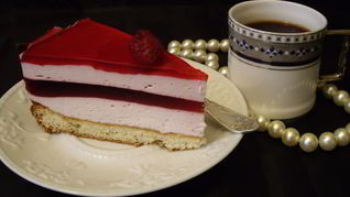 Рецепт Клюквенного торта-мусса