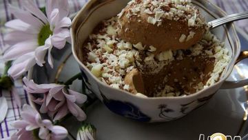 Рецепт Кофейного крема-мусса с белым шоколадом