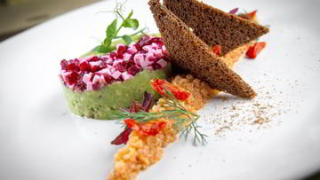 Рецепт Мусса из авокадо с киноа и свеклой