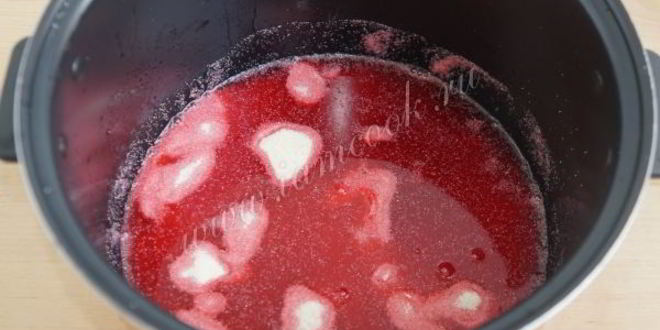 Рецепт мусса из клюквы с манкой