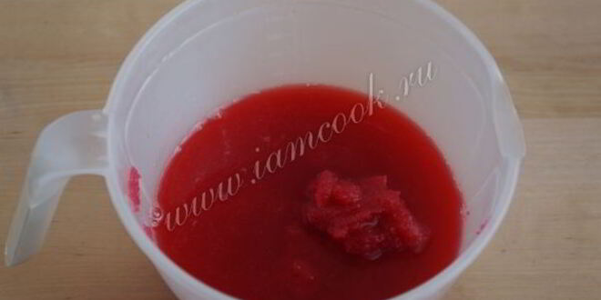 Рецепт мусса из клюквы с манкой