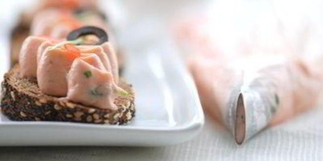 Рецепт мусса из семги на бородинском хлебе