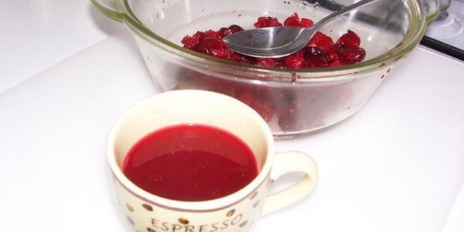 Рецепт мусса клюквенного