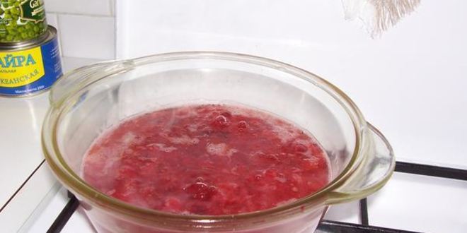 Рецепт мусса клюквенного